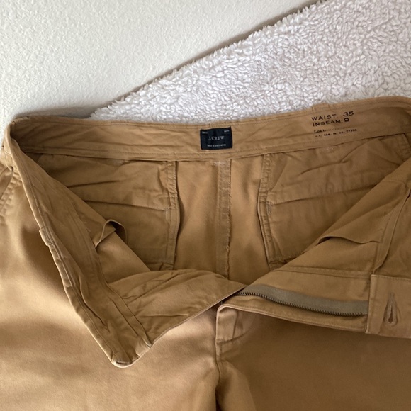 J.Crew Men’s British Khaki Shorts 9’ Size 35 - Picture 15 of 15
